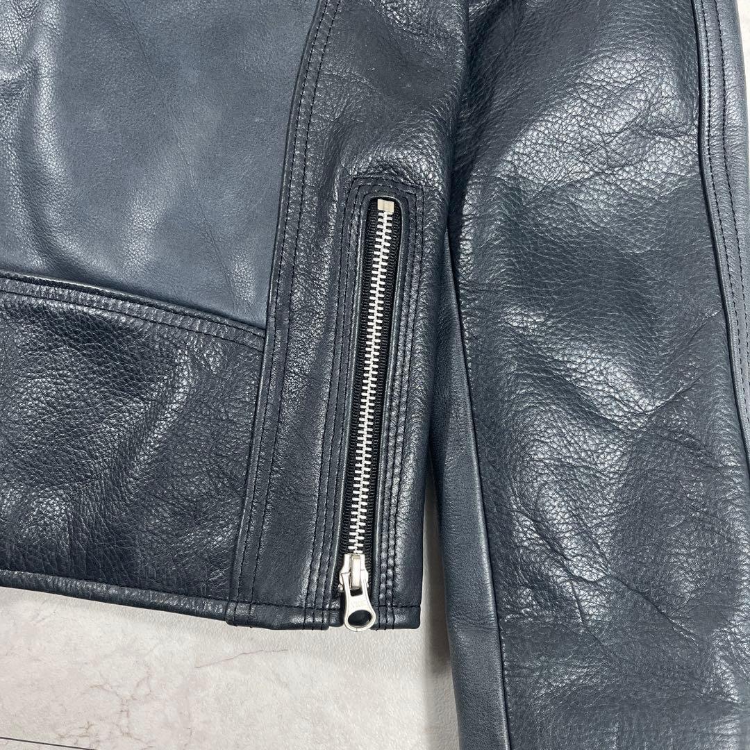 バンソン 日本別注モデル シングルライダース カモ 迷彩 希少カラー Wジップ