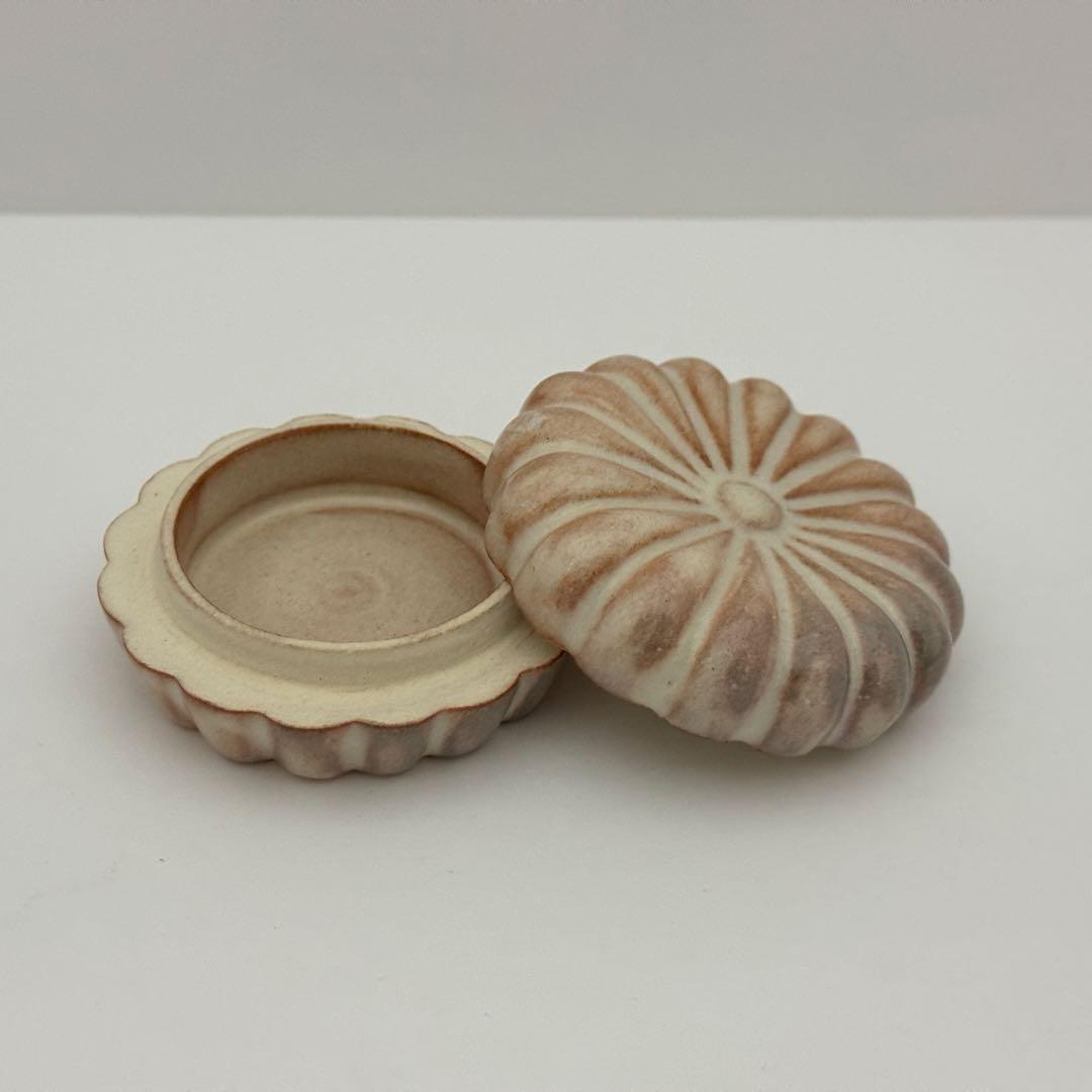 茶道具 坂倉新兵衛 萩焼 菊香合 共箱 茶道