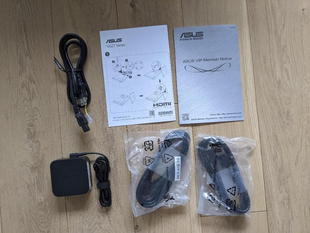 ASUS VG27AQ 27インチ ディスプレイ （2/2台目）