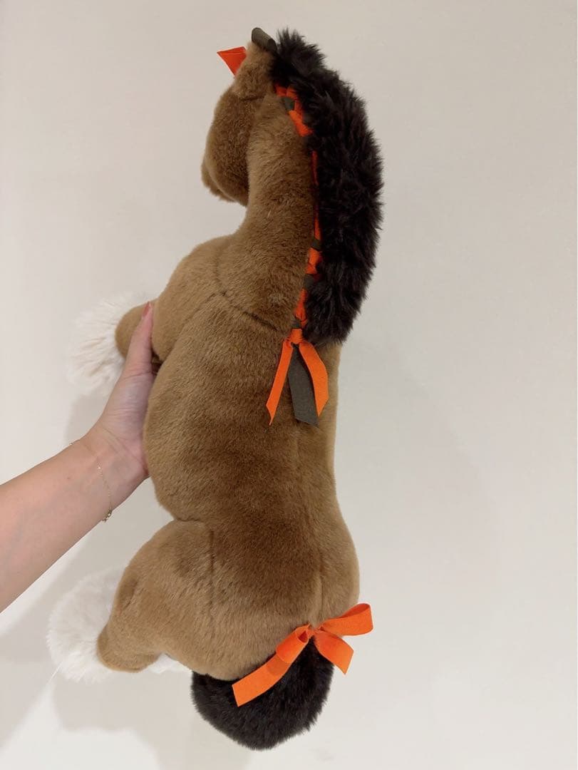 美品☆　エルメス　エルミーGM　ぬいぐるみ　ブラウン　馬　レア