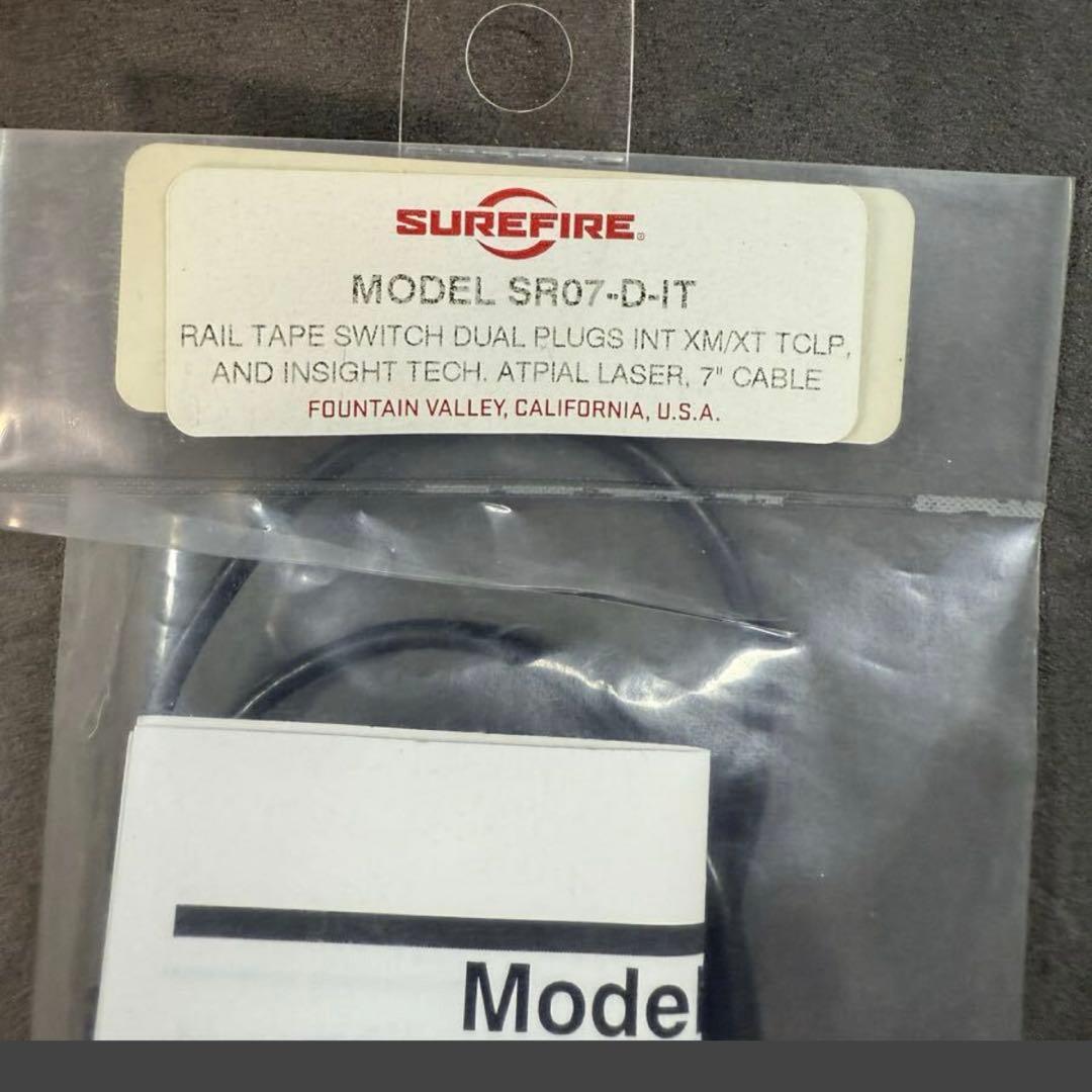 実物 シュアファイア SR07-D-IT デュアルスイッチ