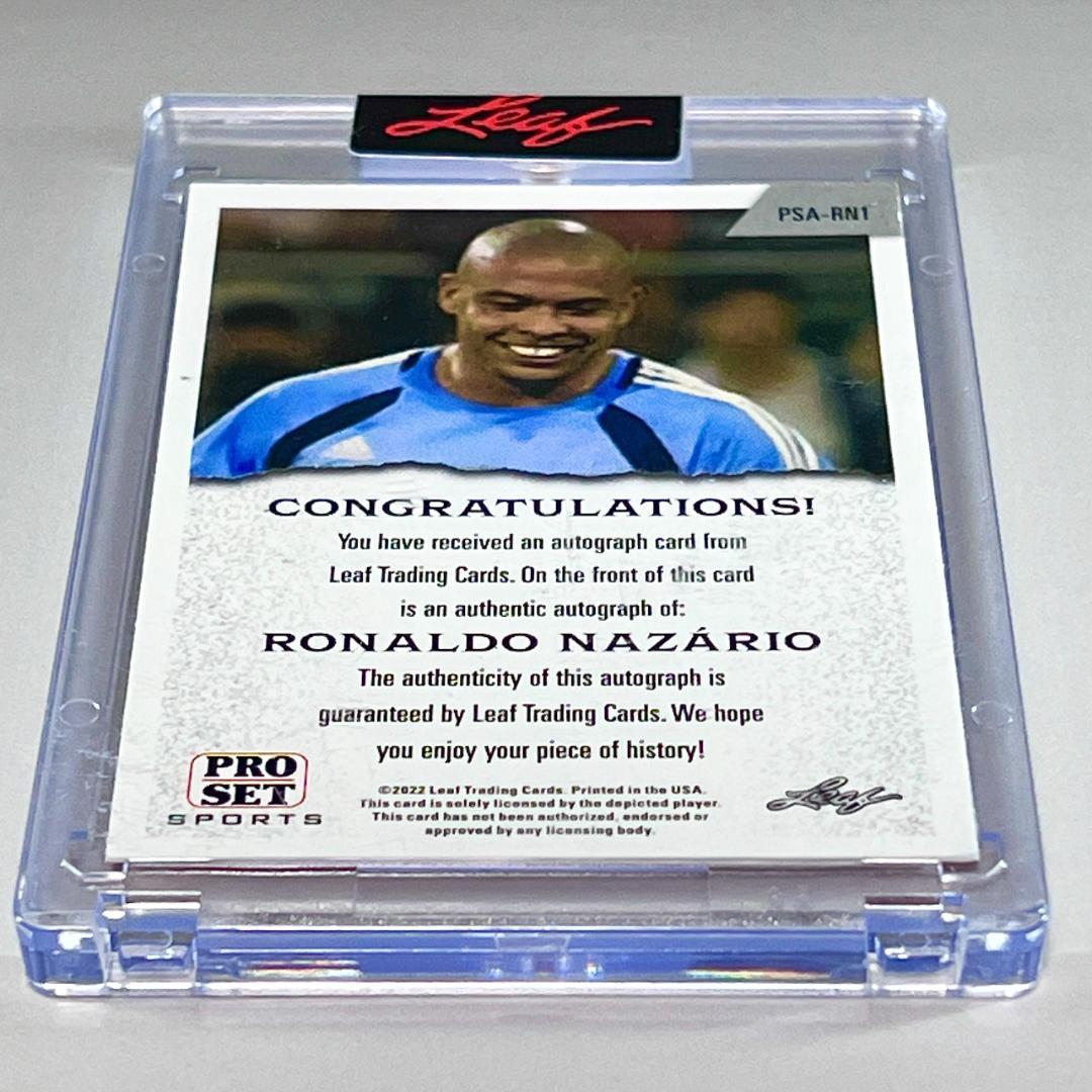 【直筆サイン！世界限定6枚】ロナウド Leaf ブラジル代表 レアル・マドリー