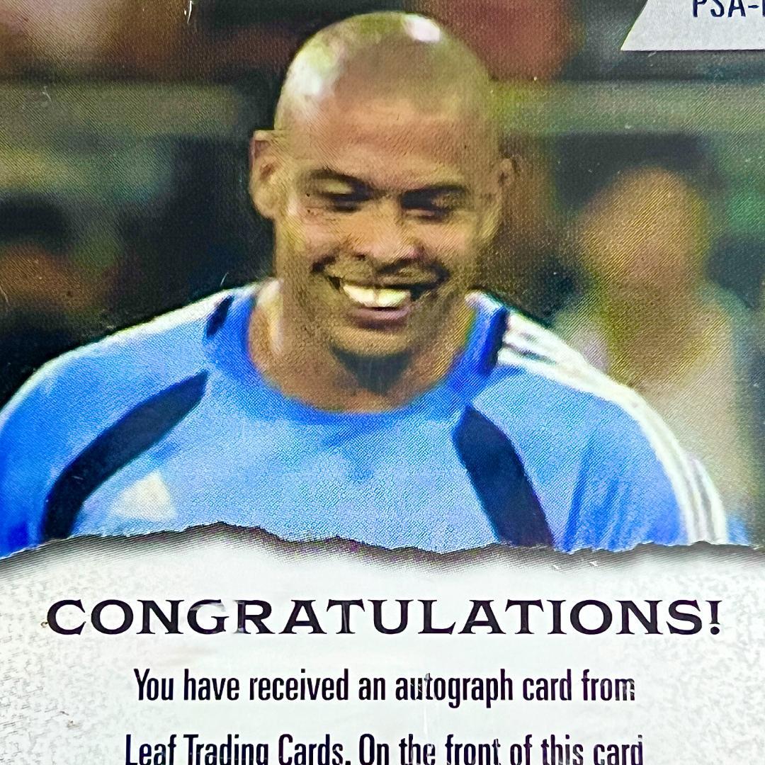 【直筆サイン！世界限定6枚】ロナウド Leaf ブラジル代表 レアル・マドリー