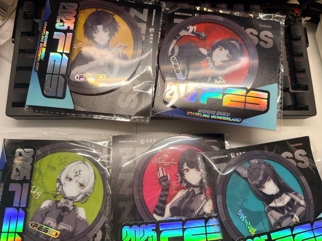 ゼンレスゾーンゼロ 2025FES コラボ　アクリルコースター フルセット