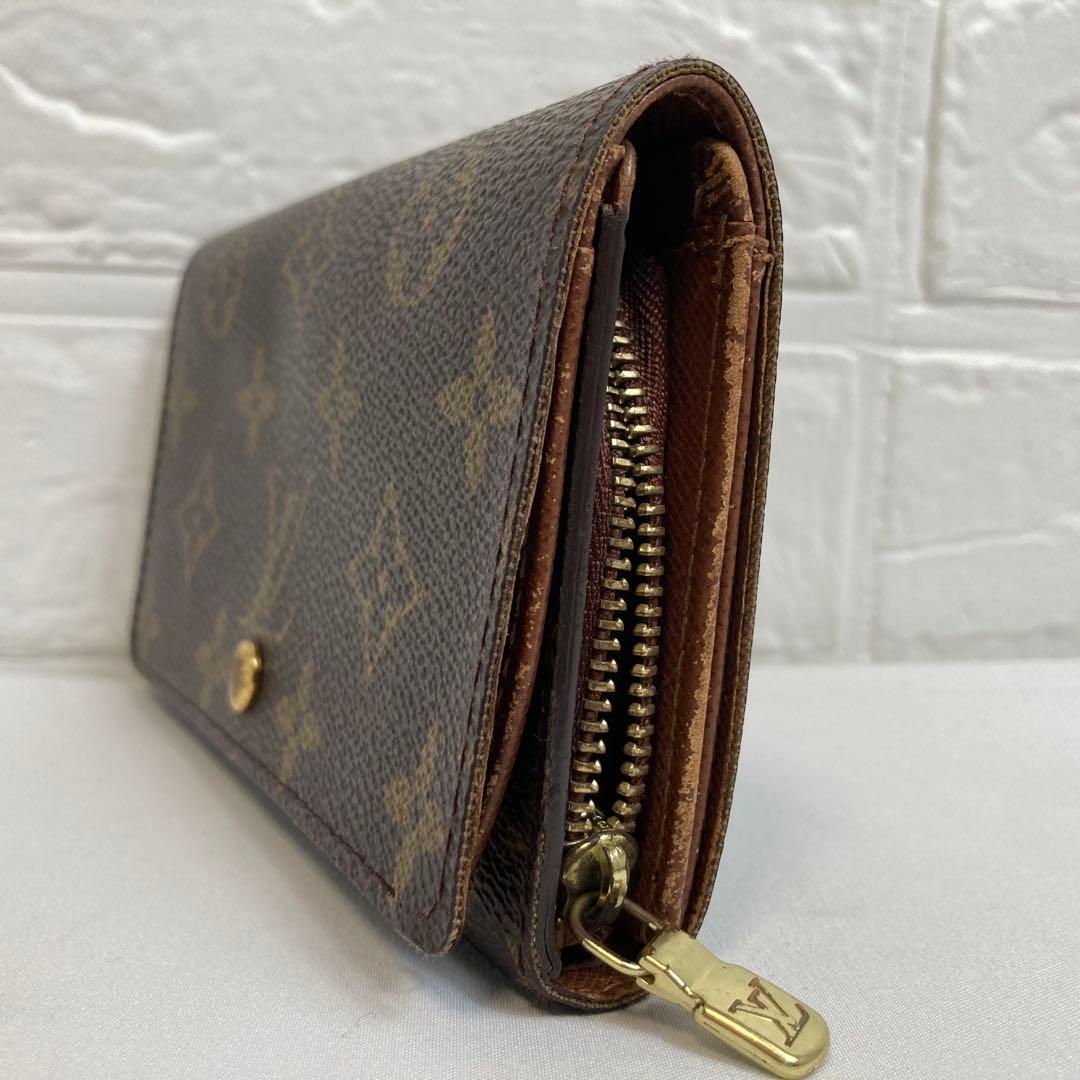 【美品】ルイヴィトン　ポルトフォイユ　ビエ　トレゾール　二つ折り財布 モノグラム