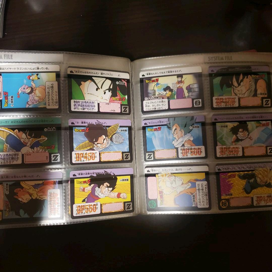 超希少＆超美品！ファイル事ドラゴンボールカードダス 初期からの悟飯関連まとめ売り