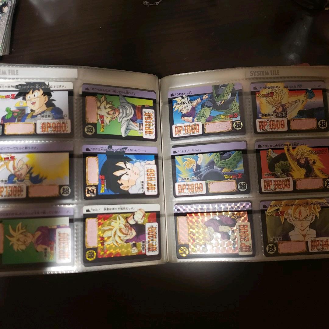 超希少＆超美品！ファイル事ドラゴンボールカードダス 初期からの悟飯関連まとめ売り