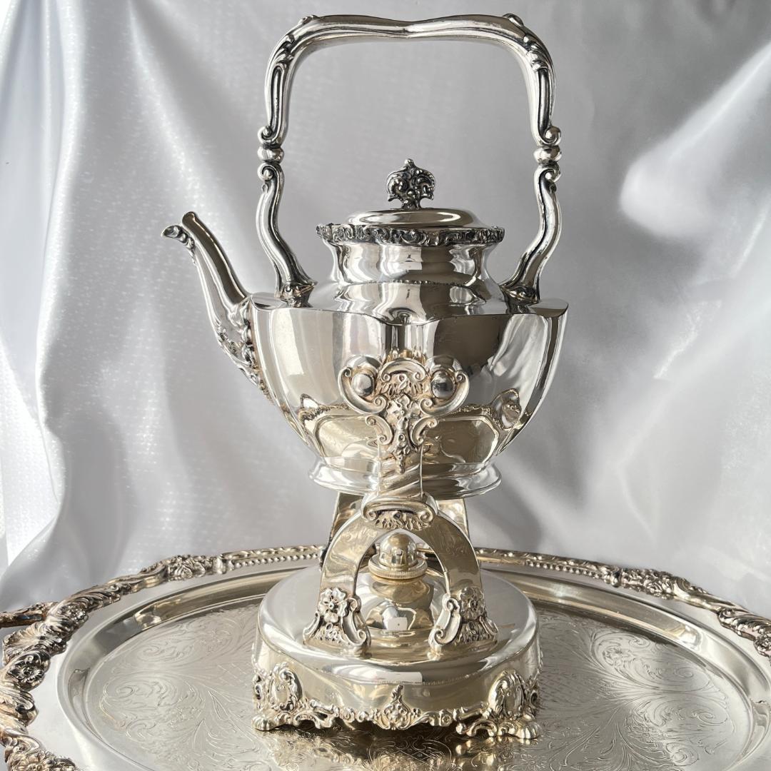 ティーケトル スタンド / バナー【シルバープレート】華麗！！