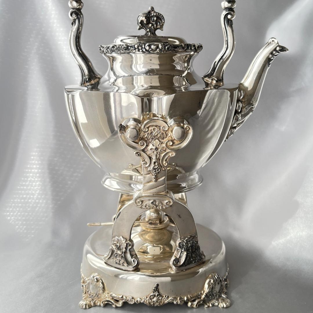 ティーケトル スタンド / バナー【シルバープレート】華麗！！