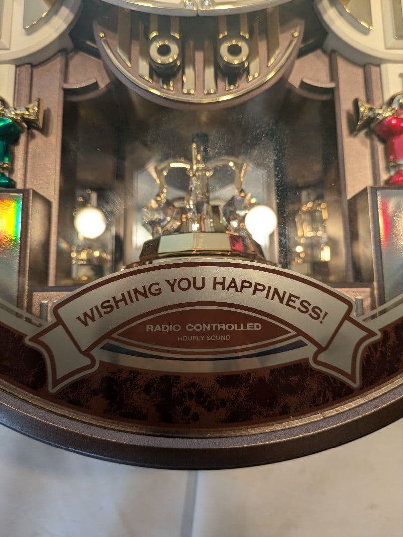 RHYTHM スモールワールドアルディ 4MN545RH23 電波からくり時計