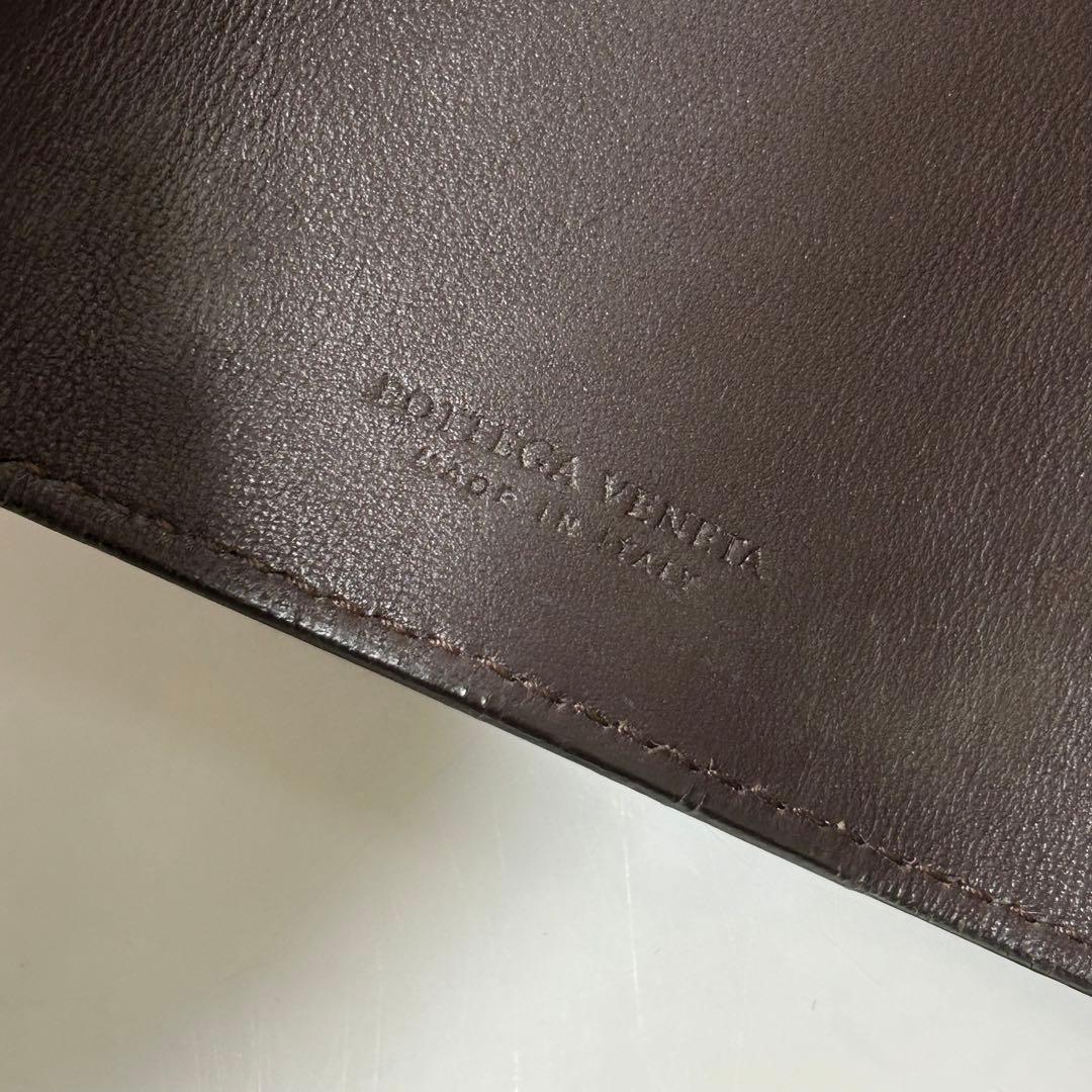 美品 ボッテガヴェネタ 本革 レザー イントレチャート キーケース