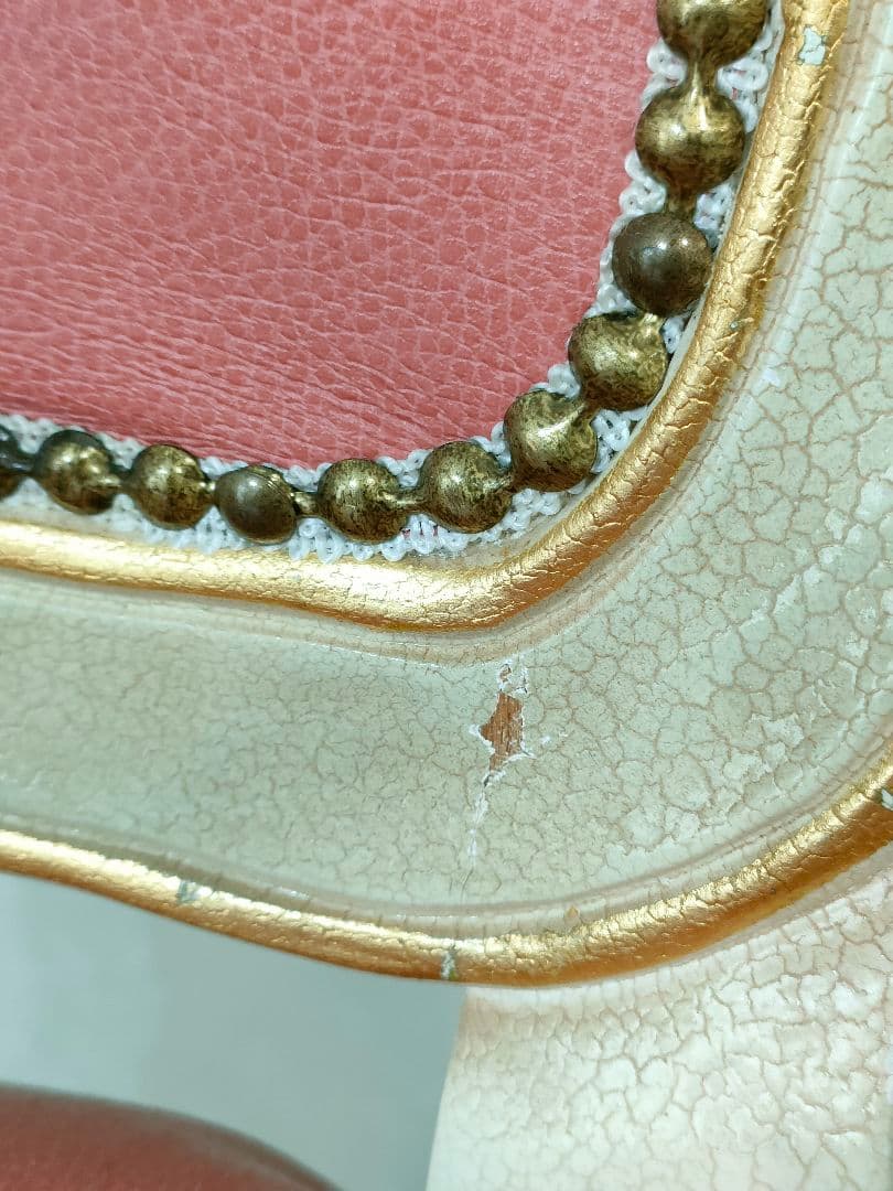 【おけい♛ྀི親孝行中様用】ロココ調 ダイニングチェア 1脚（２つ目）