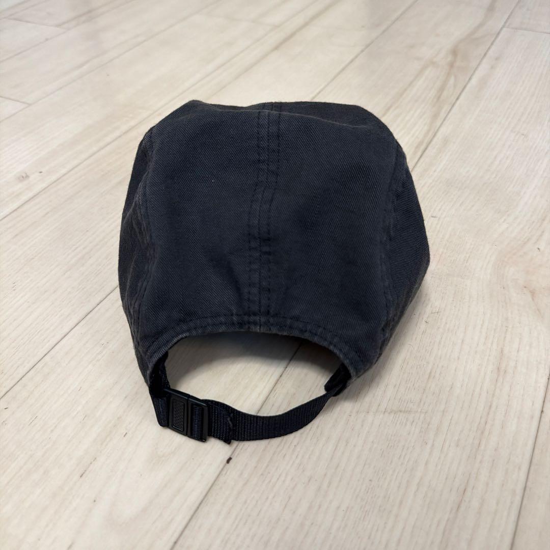 Supreme 黒 ヒョウ柄 キャップ