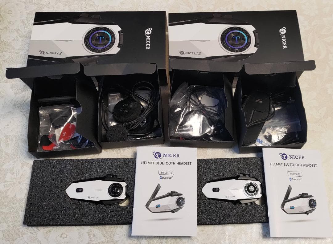 TNICER バイクインカム T2 2台セット