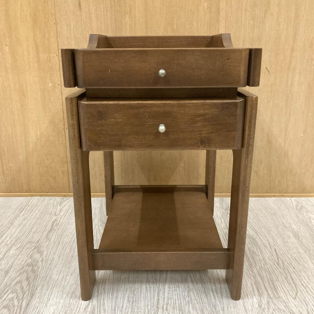 【カリモク】サイドテーブル　ナイトテーブル　電話台