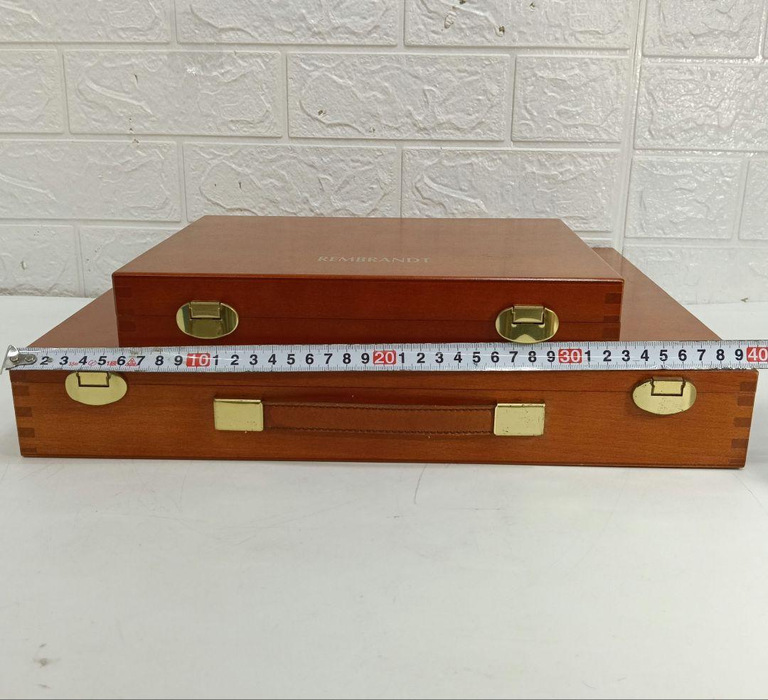Rembrandt 絵具セット 木製ケース付き　セット上109