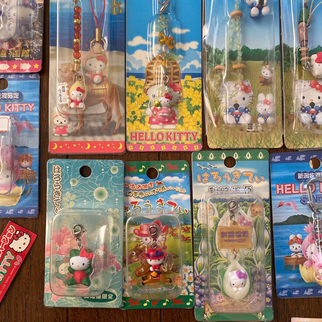 ハローキティ　ストラップ　ご当地　根付け　68点まとめ売り