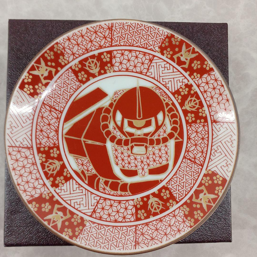 新品未使用‼️ガンダム【九谷焼豆皿 6枚セット】ガンダムカフェ限定