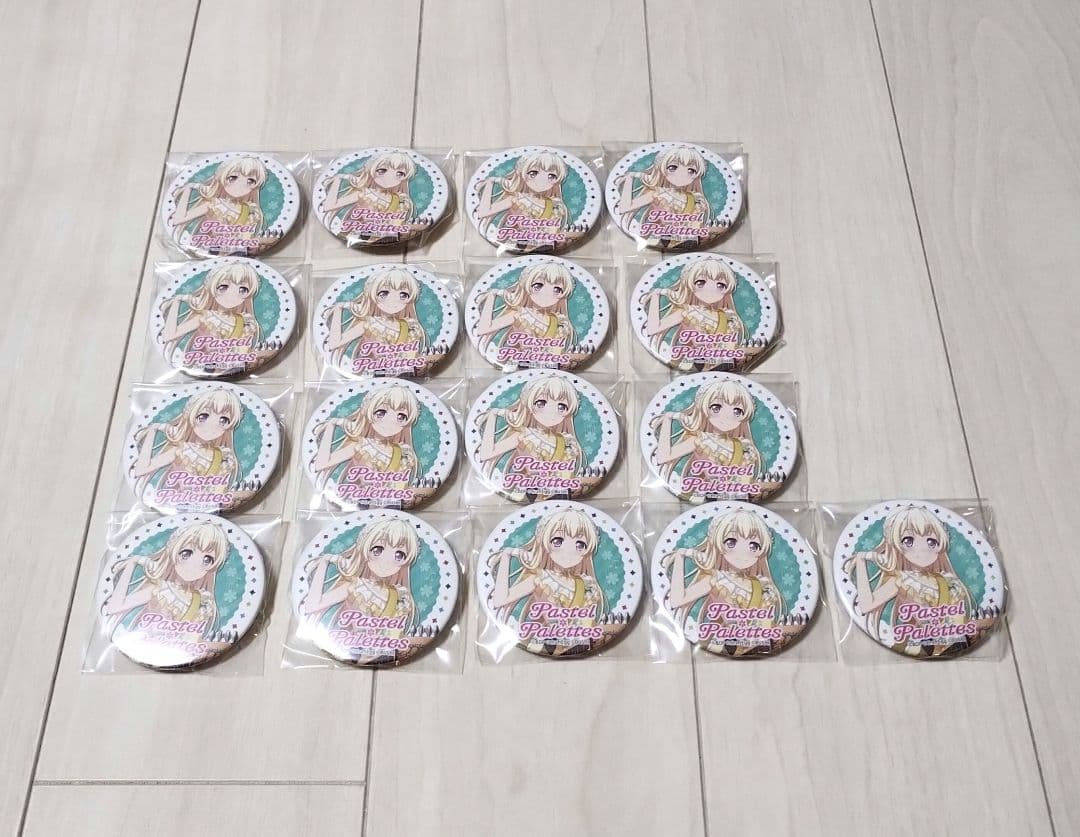 バンドリ　ガルパ　白鷺千聖　缶バッジ　17個セット