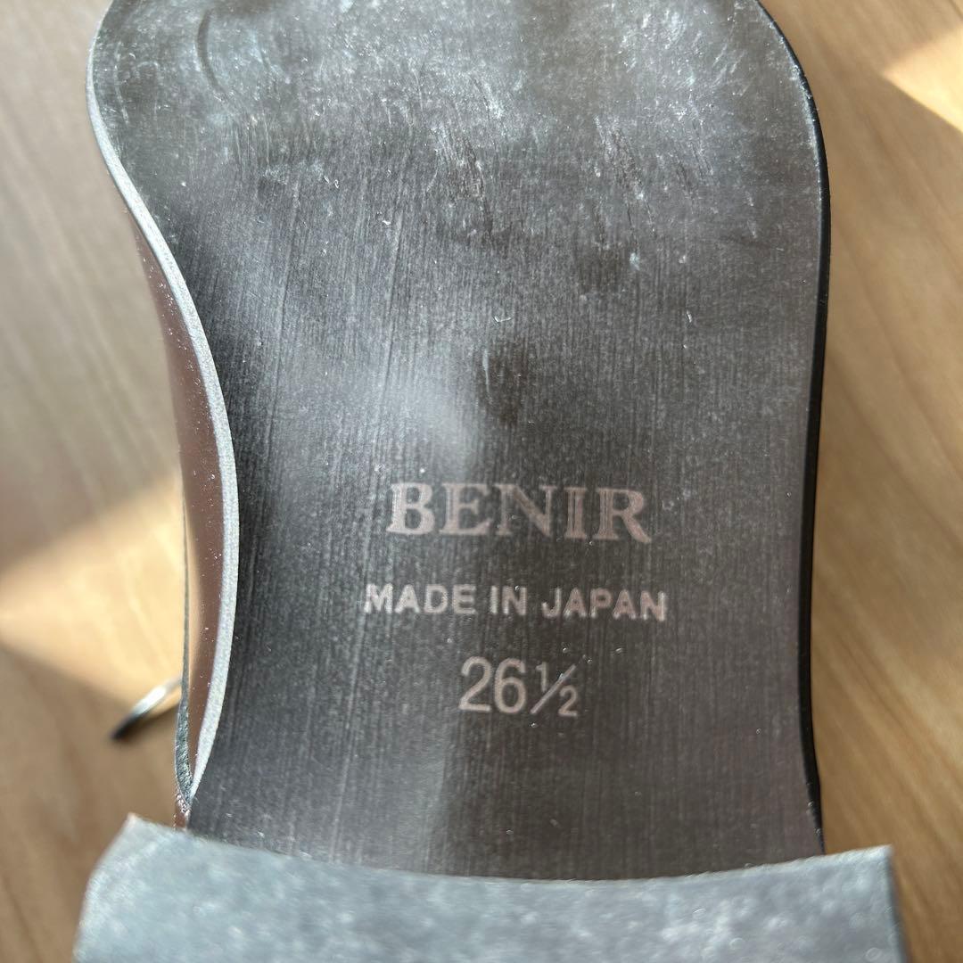 BENIR ダークブラウン ドレスシューズ