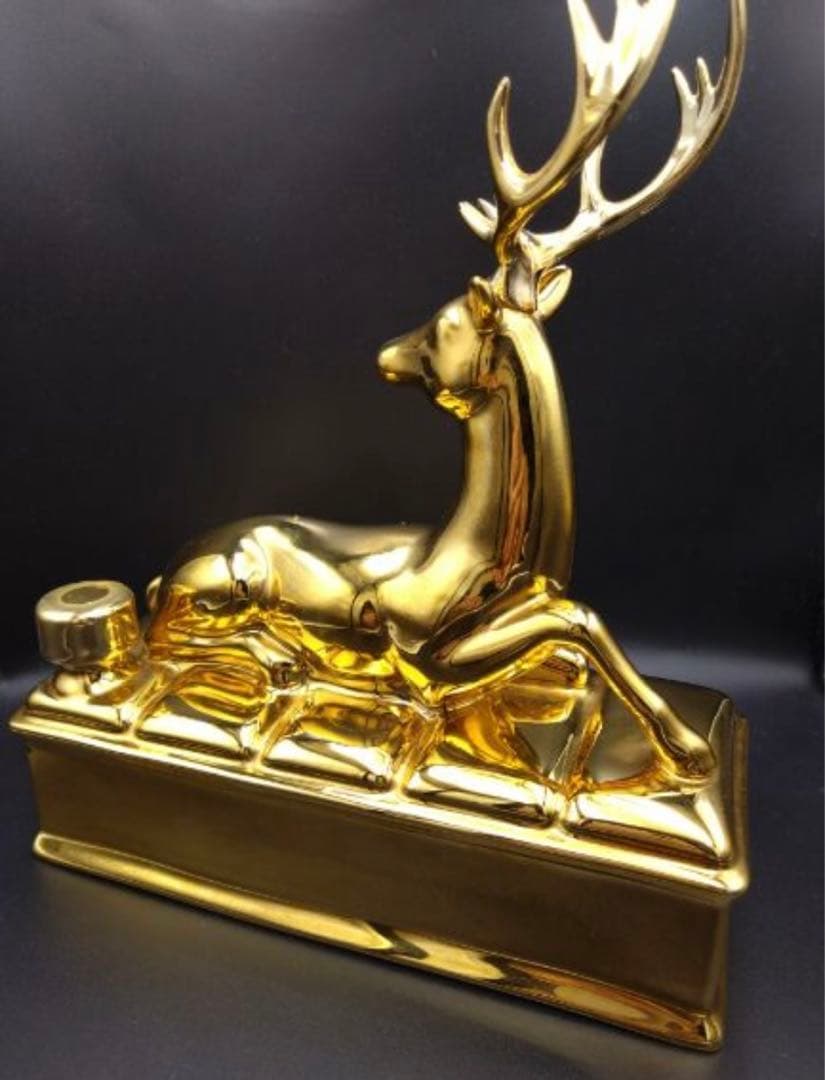 HINE EXTRA COGNAC 金鹿 リモージュ陶器製ボトル 750ml