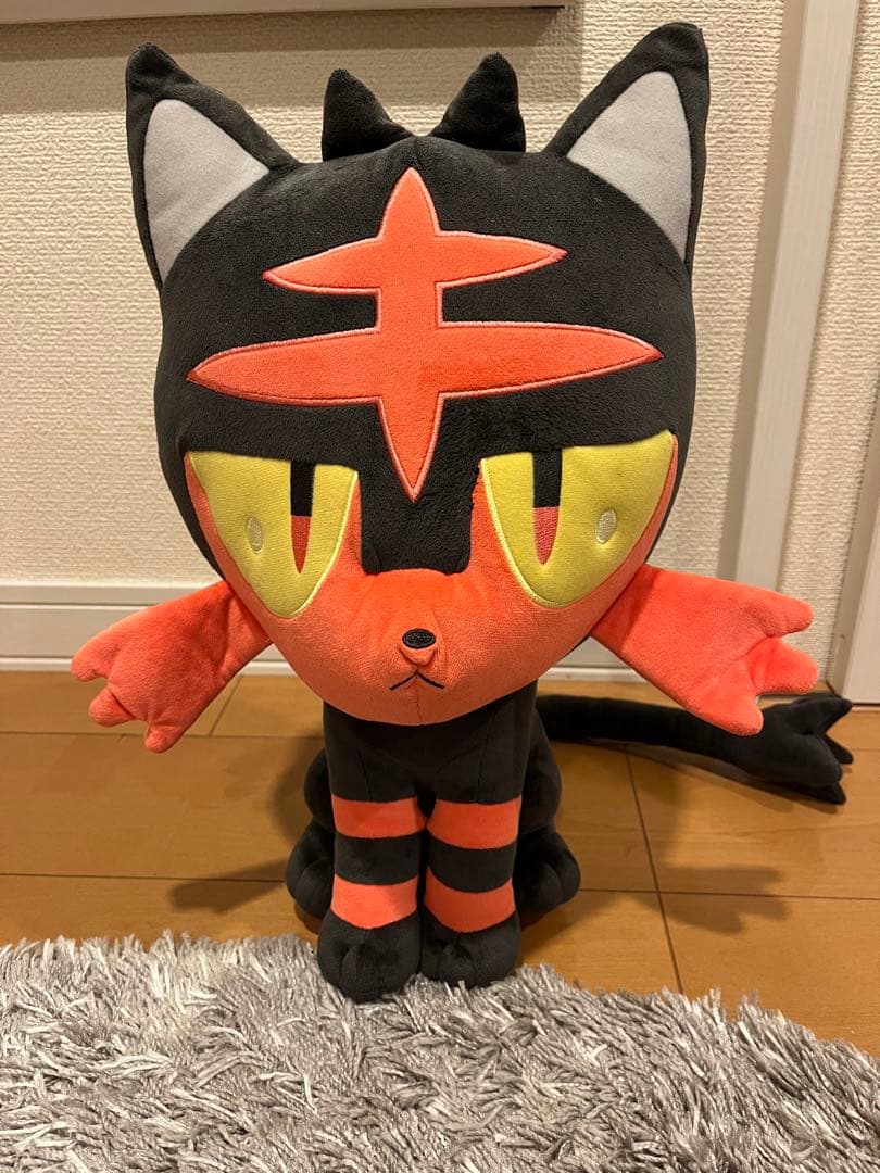 等身大ニャビー 、等身大アシマリ、おまけのモクローぬいぐるみ3点セット