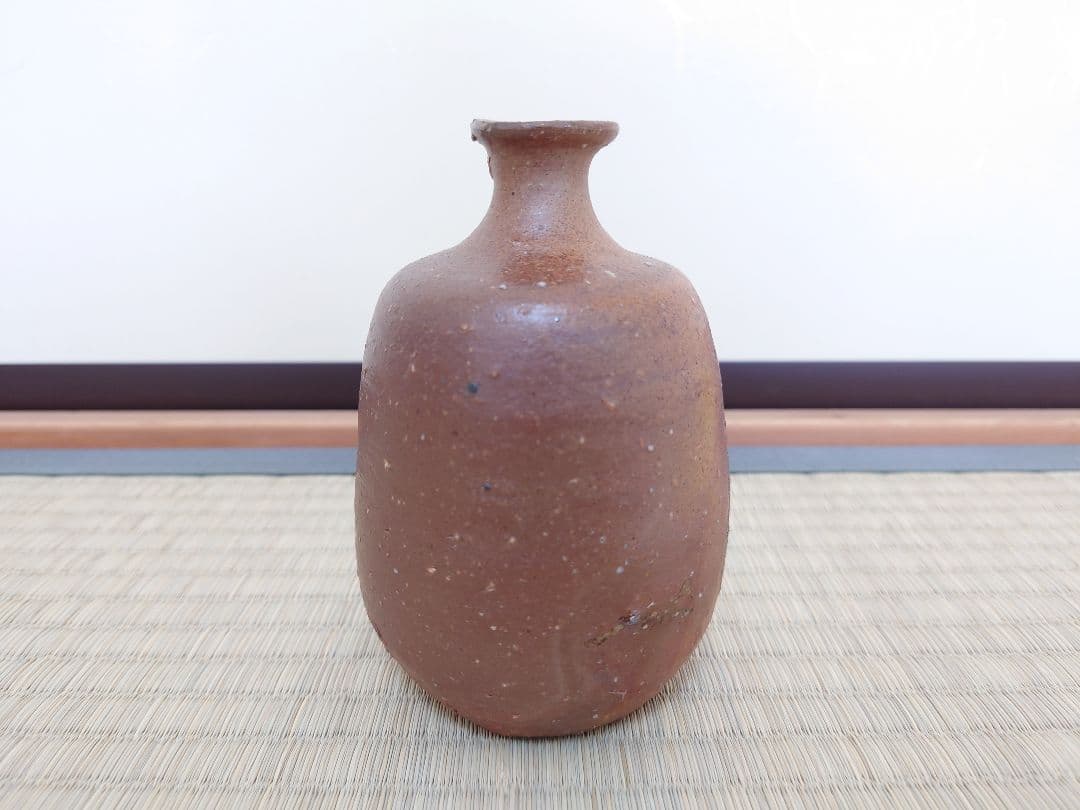 人間国宝 伊勢崎淳 備前 徳利 共箱