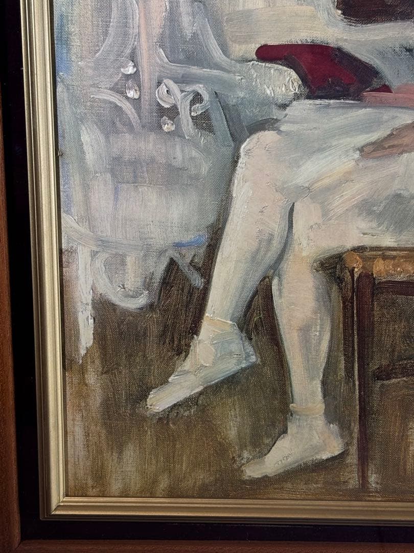 小磯良平 「踊り子」 小磯良平 「踊り子」 油彩画