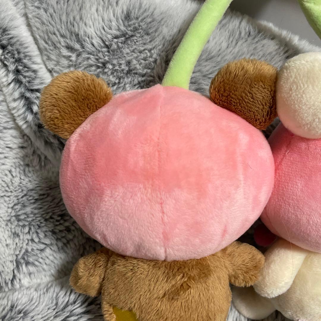 公*o様 フルーツなかよしぬいぐるみ　コリラックマ チャイロイコグマ
