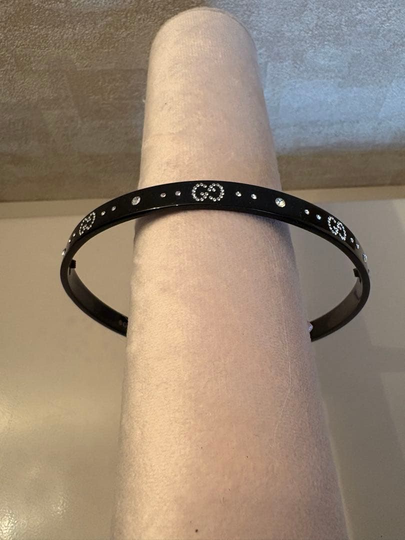 美品♡GUCCI GG クリスタルヘアバンド