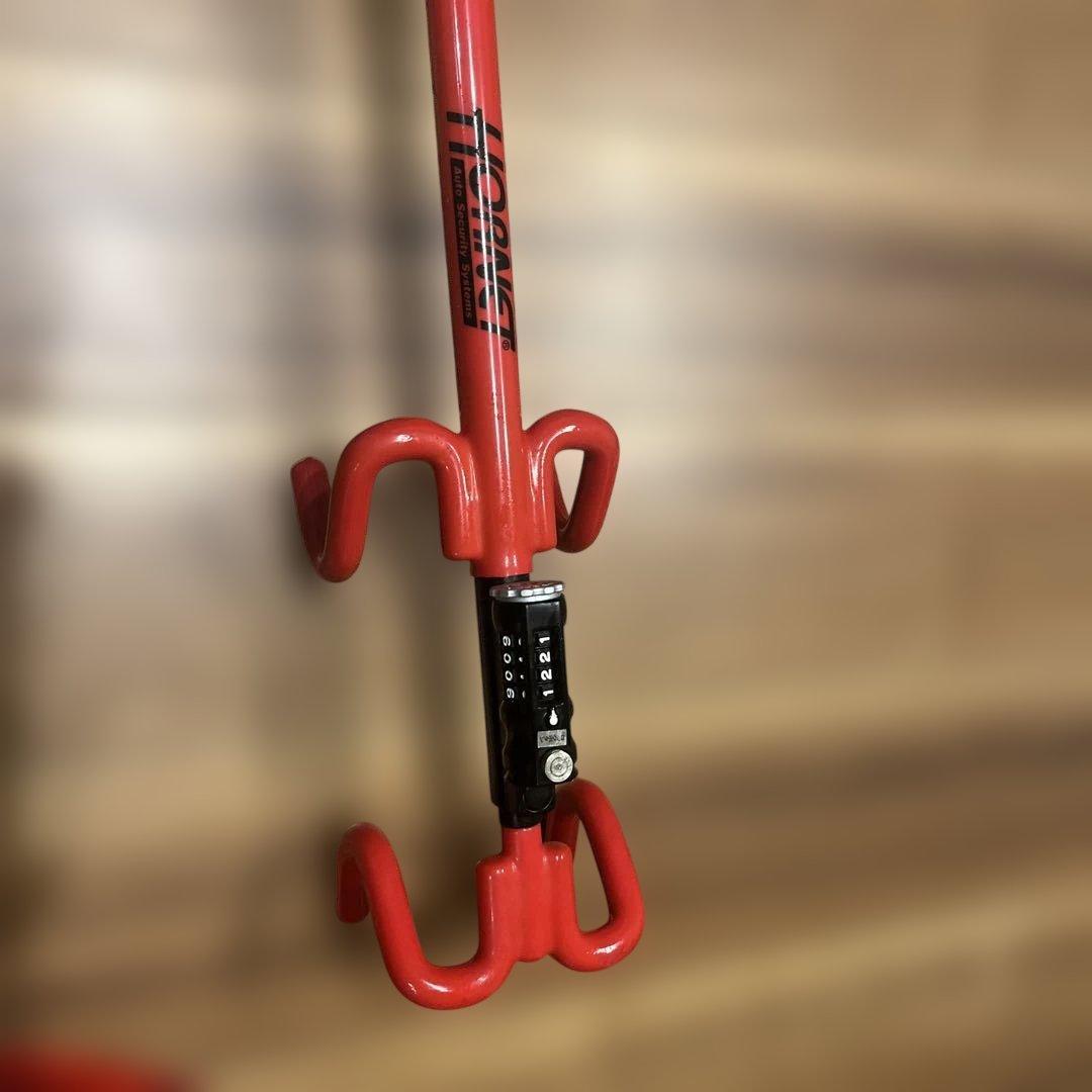 HORNET タイヤ・ホイールロック 赤 2鍵付き