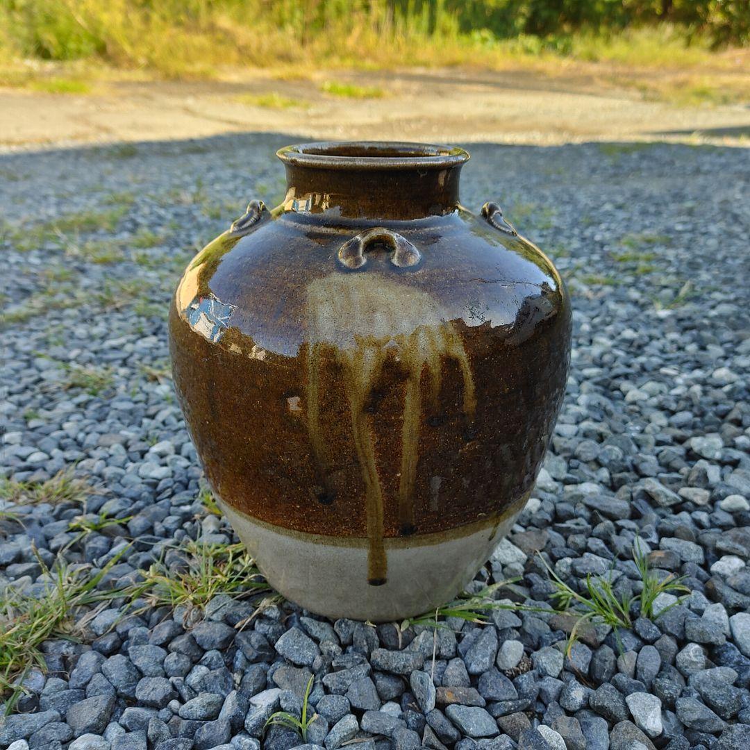 瀬戸腰白茶壷です。#骨董　#茶道具