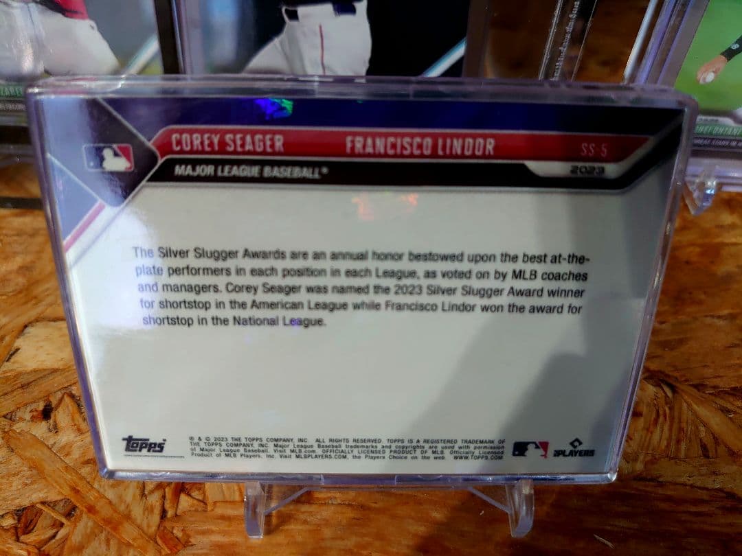 topps now コーリー・シーガー&フランシスコ・リンドーア ラストナンバー