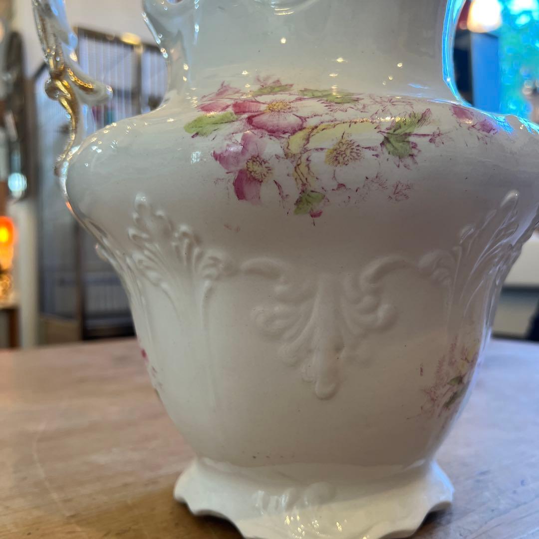 英国アンティークヴィクトリア朝トランスファーウェアウオーター