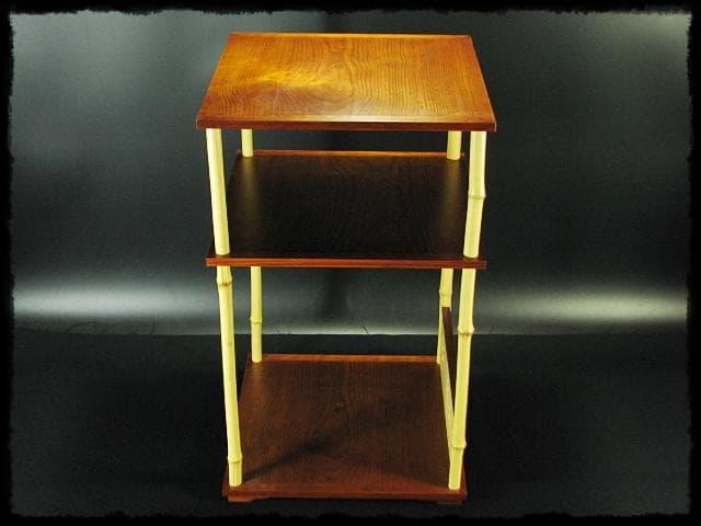 鵬雲斎好 三和棚 川瀬 表完 裏千家 棚物 茶道具 共箱 g5