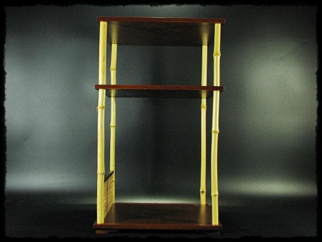 鵬雲斎好 三和棚 川瀬 表完 裏千家 棚物 茶道具 共箱 g5