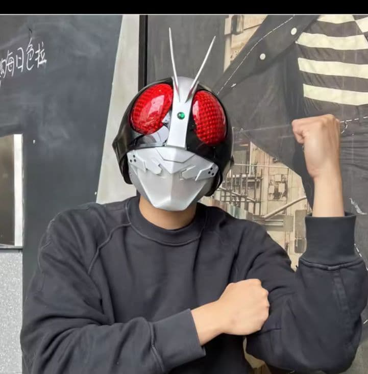 シン仮面ライダー　仮面ライダー2 号　1/1マスク　特撮　コスプレ　アトラク
