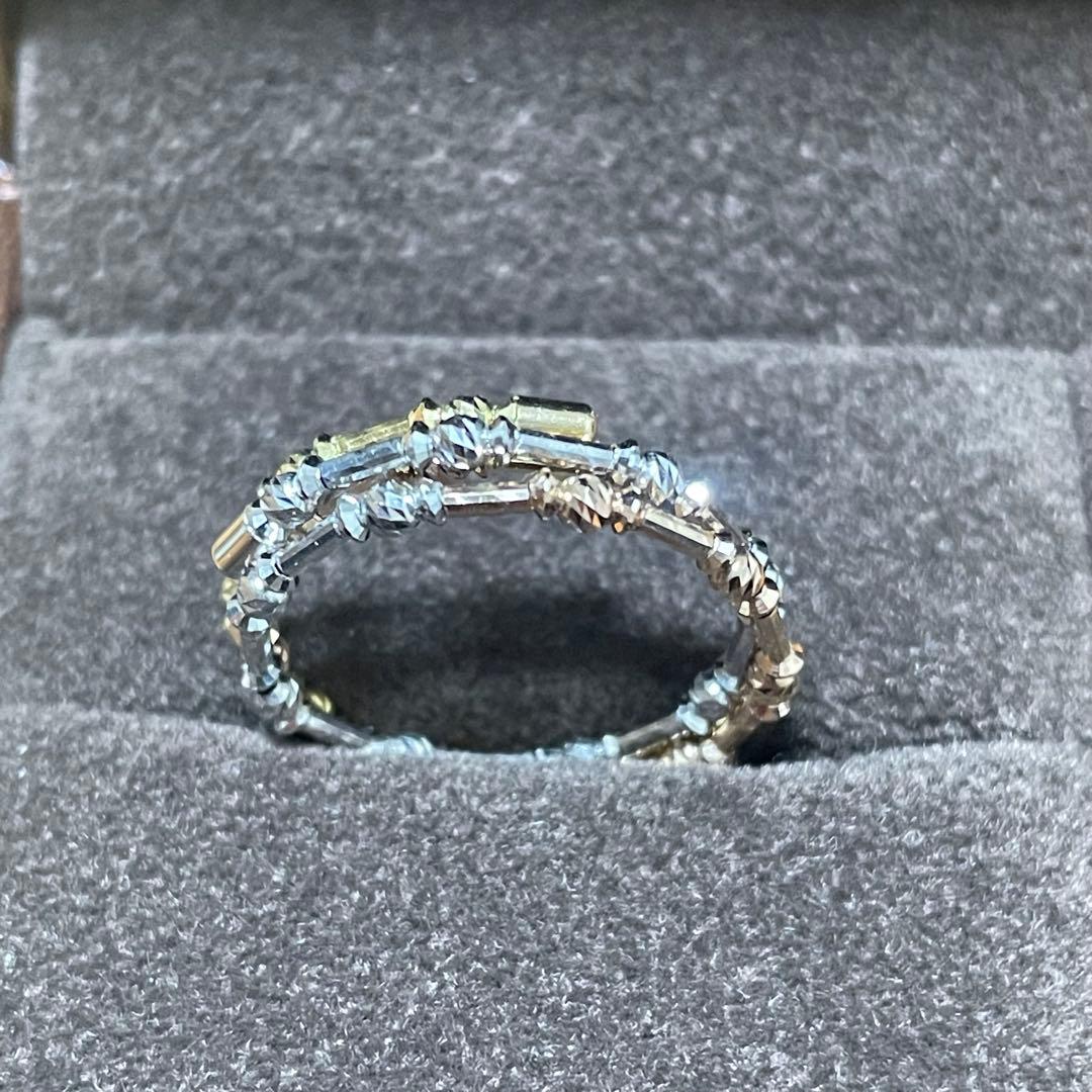 K18 刻印 形状記憶リング 総重量約1.5g 貴金属