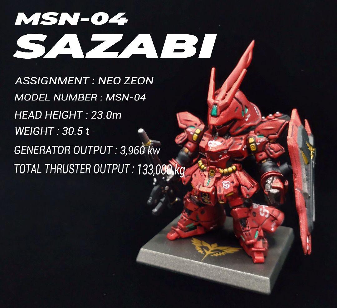 ガンダムコンバージ サザビー リペイント完成品
