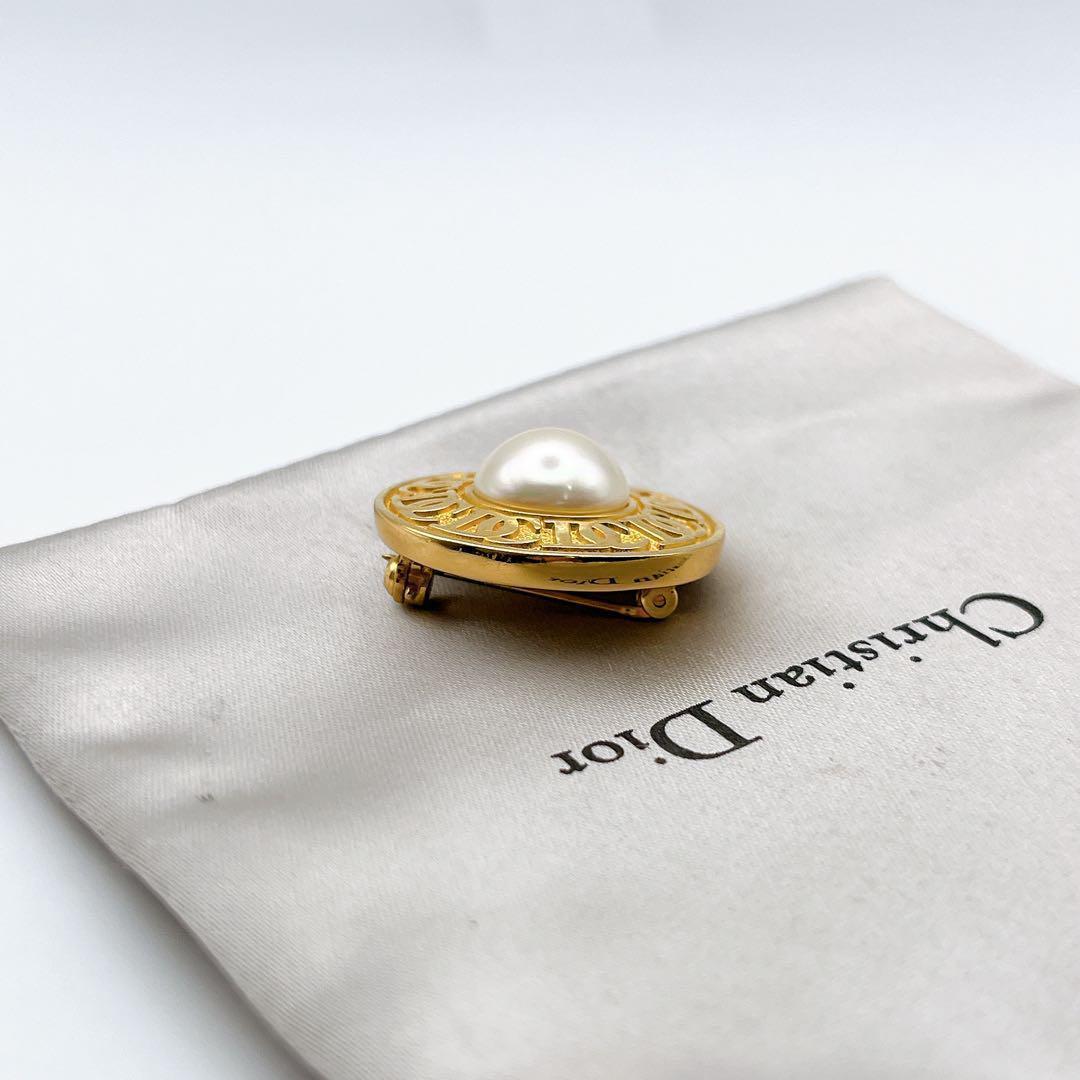 2006　極美品✨Dior　ブローチ　CD　ロゴ　希少　刻印