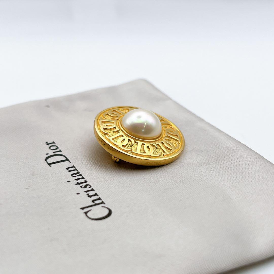 2006　極美品✨Dior　ブローチ　CD　ロゴ　希少　刻印