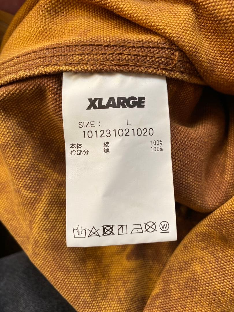 X-LARGE✖️Dickies ワークジャケット　イエロー
