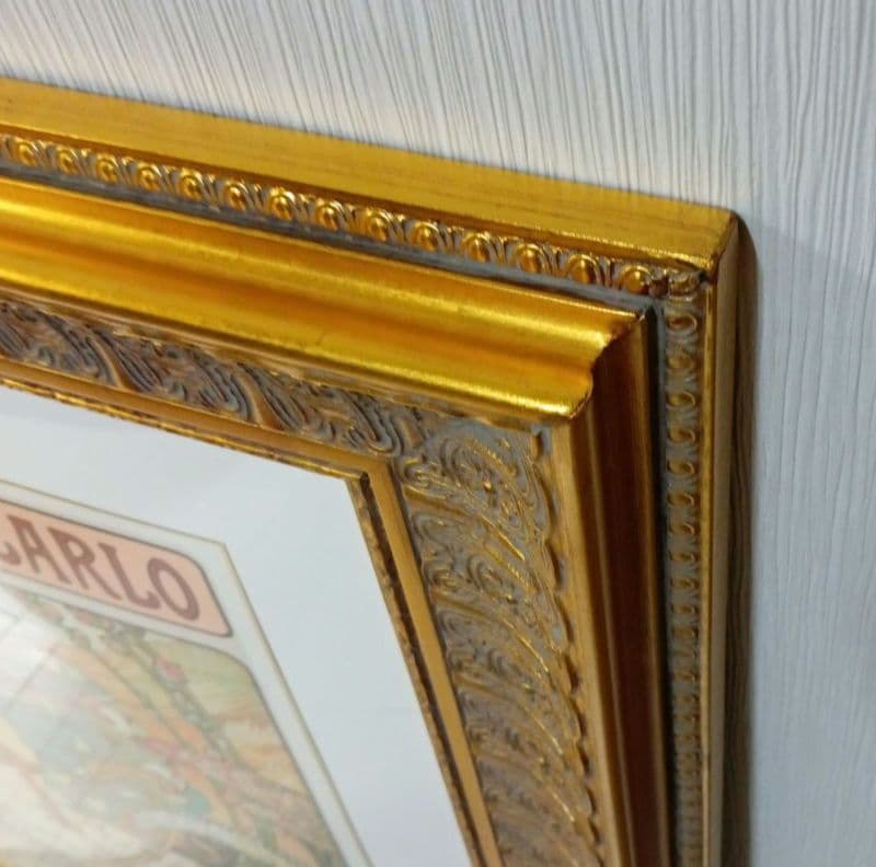 アルフォンス・ミュシャ　モナコ・モンテカルロ 大型リトグラフ作品