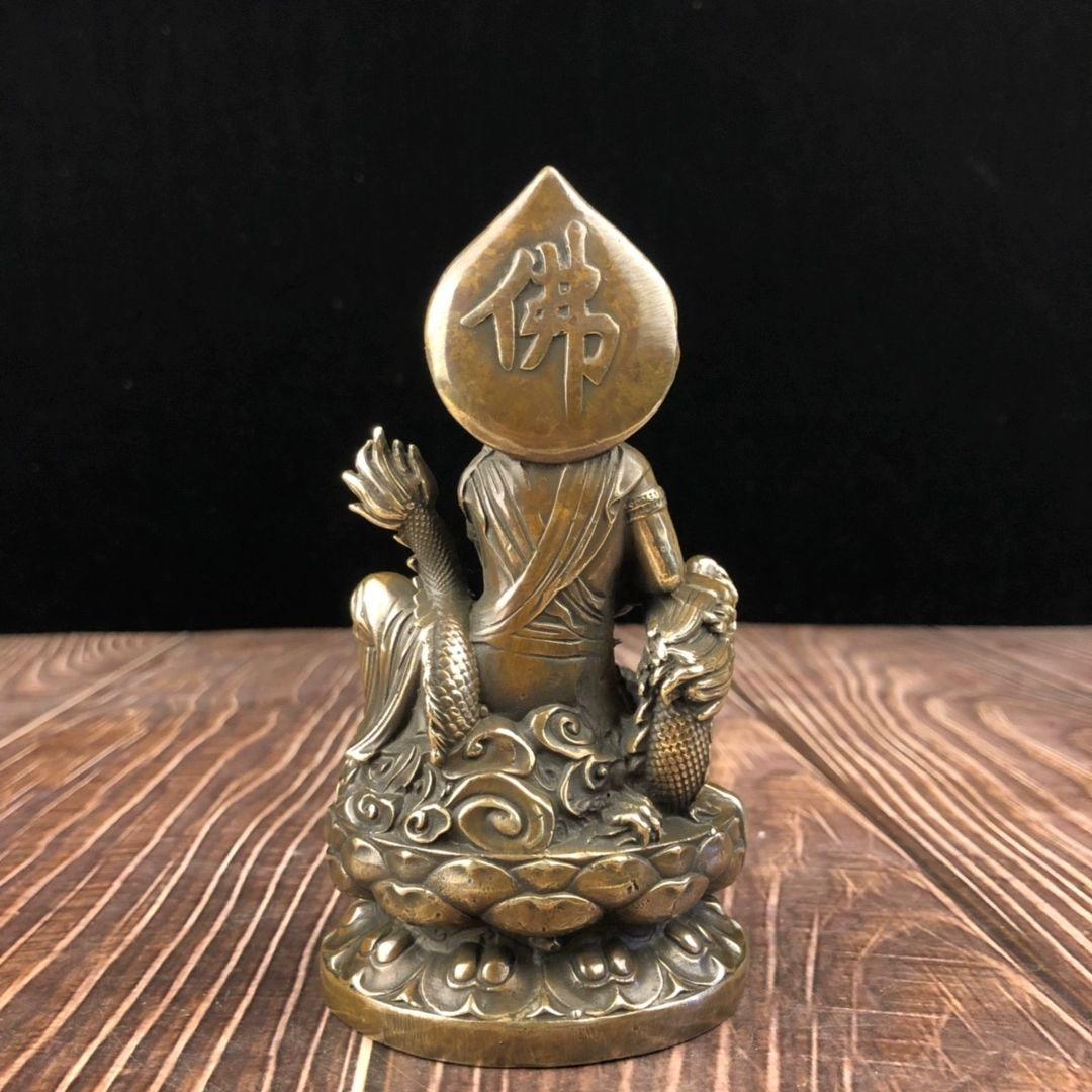 仏教美術 仏像 観音菩薩 騎龍観音菩薩仏像 仏堂 奉納 銅製品 工芸品 置物