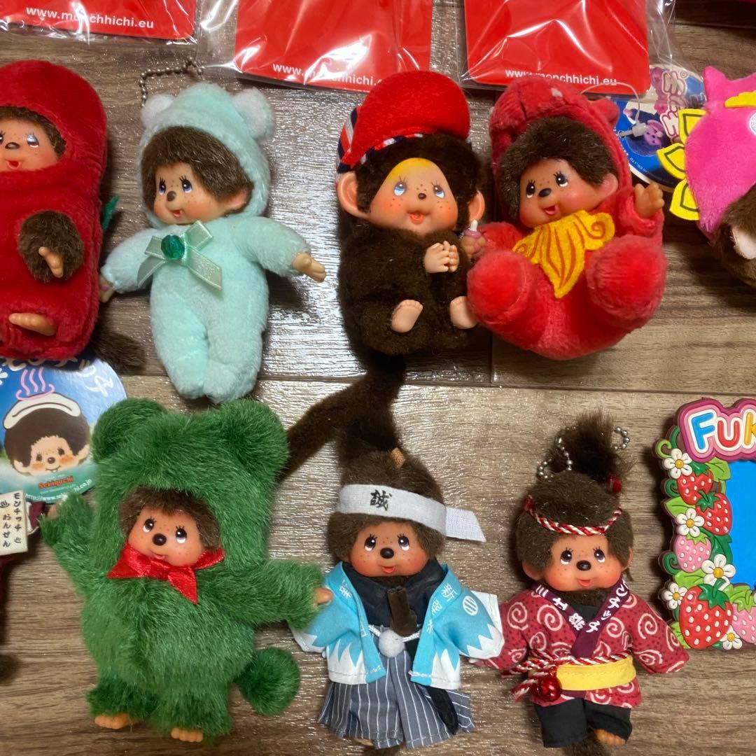 希少　モンチッチマスコットぬいぐるみキーホルダー　まとめ売り　セキグチ