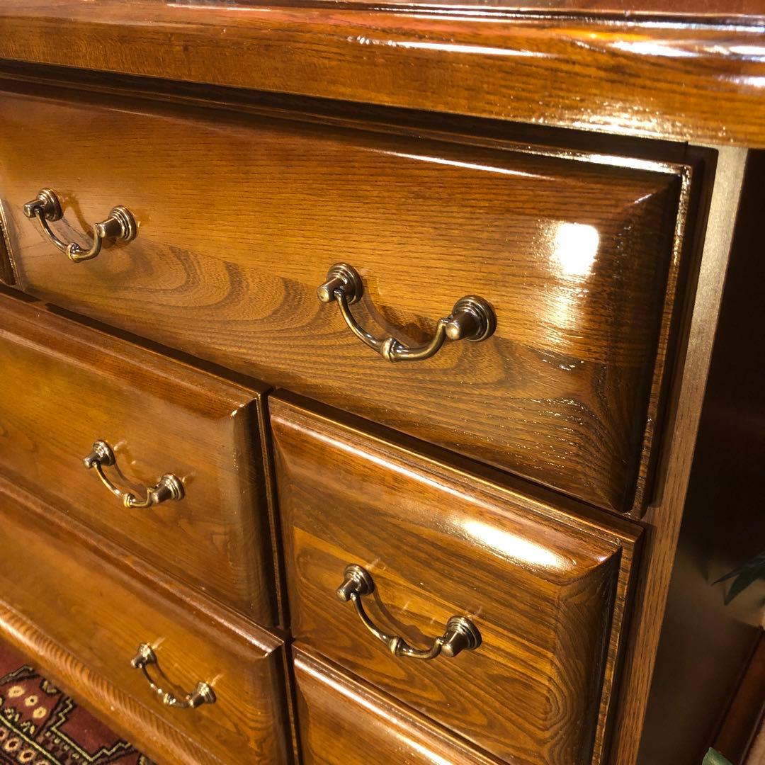 Sale ヴィンテージ エルム　エレガンス　アクセント　チェストキャビネット