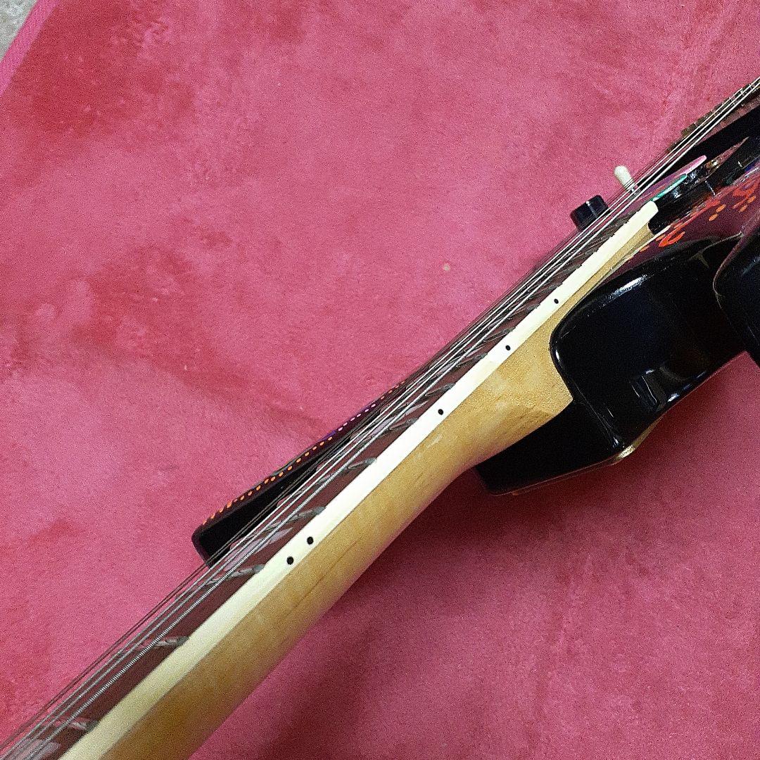 【良・美品】サイケペイント・hideモデル。モッキンバード。ソフトケース付属。