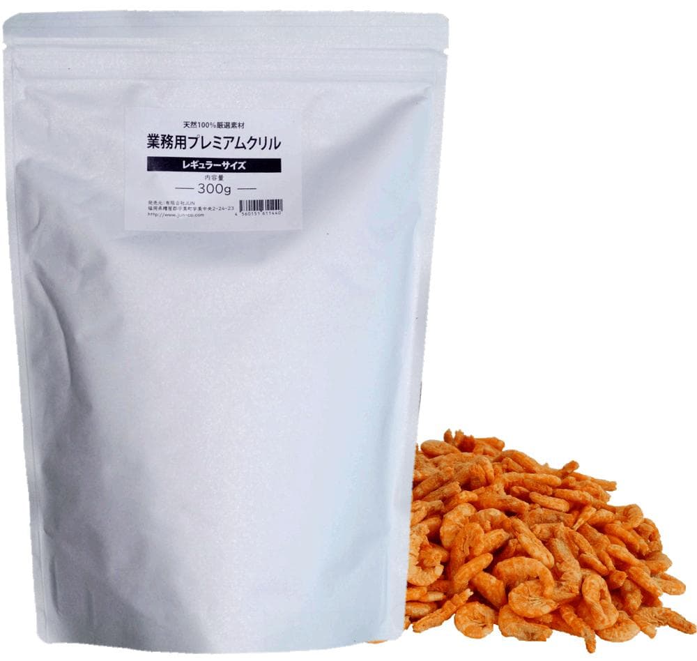 プレミアムクリル　300g　アルミパック入　５袋セット　観賞魚　フード　 未開封