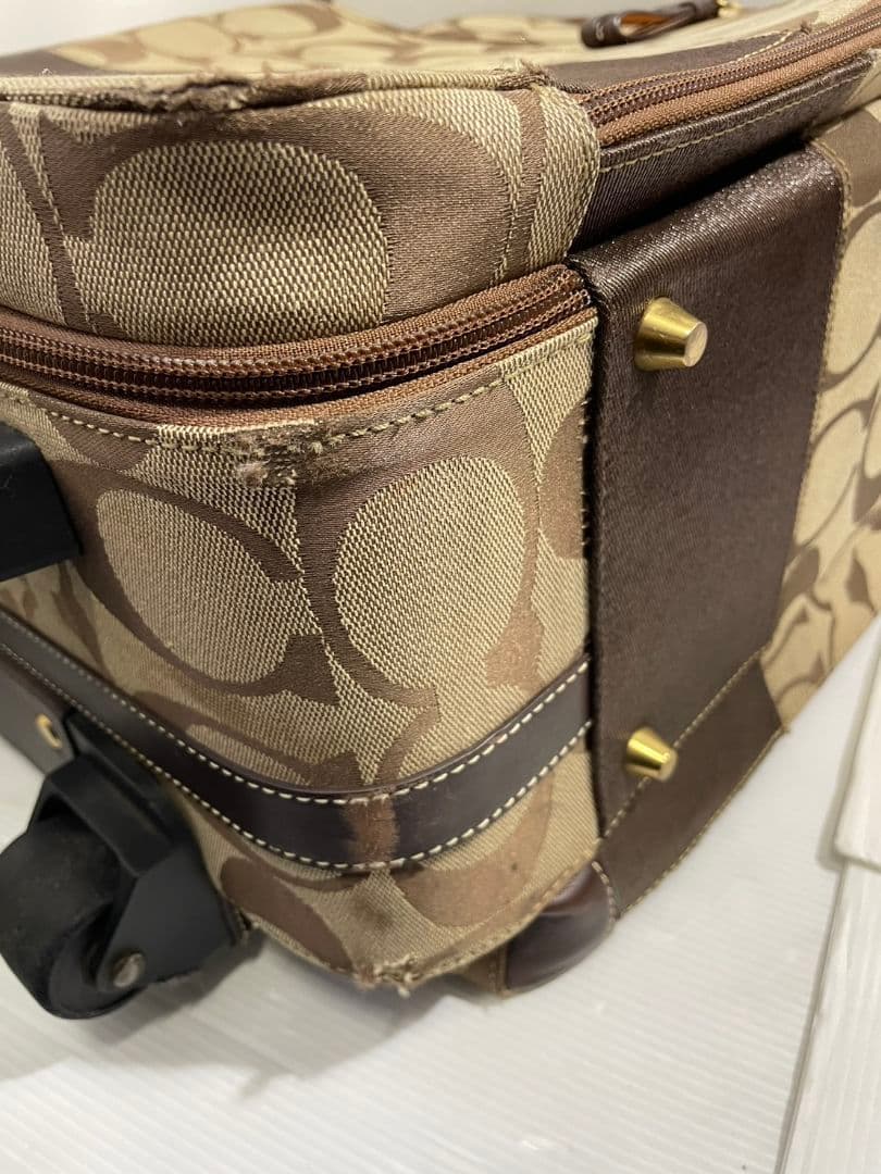 COACH ロゴパターン キャリーケース