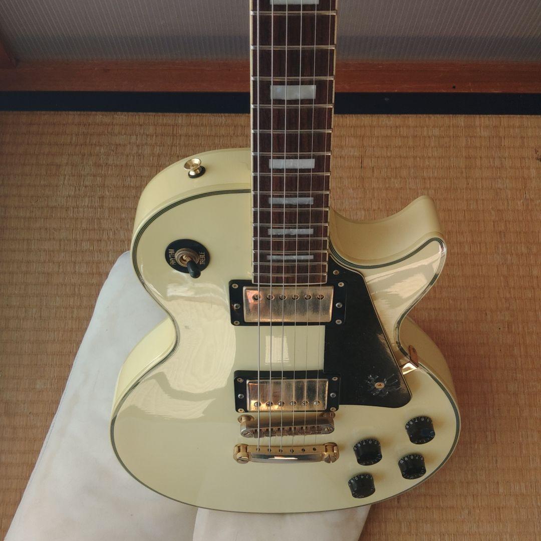 BUSKERsレスポールカスタムタイプ　カラークリーム